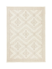 Origin Rug Collection. Cream Atlas Diamond Rug - Image 6 of 6