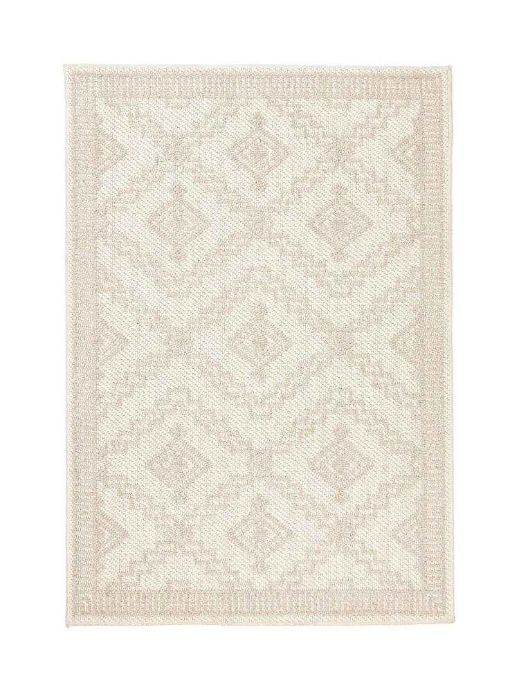 Origin Rug Collection. Cream Atlas Diamond Rug - Image 6 of 6