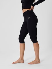 Speedo Black Endurance+ Three Quarter Swim Leggings - Image 2 of 6