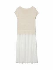 Jigsaw Natural Linen Mixed Media Dress - Image 5 of 5