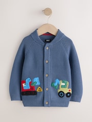 modra dinozaver - Znak pletena jopa (3mesecev-7leto) - Slika 1 iz 4