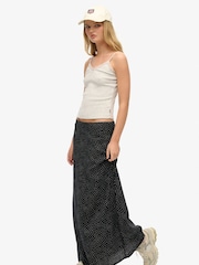 Superdry Black Column Maxi Skirt - Image 2 of 7
