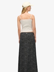 Superdry Black Column Maxi Skirt - Image 3 of 7