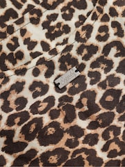 Superdry Brown Bias Cut Mini Slip Dress - Image 10 of 19