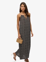 Superdry Black Beach Cami Maxi Dress - Image 2 of 7
