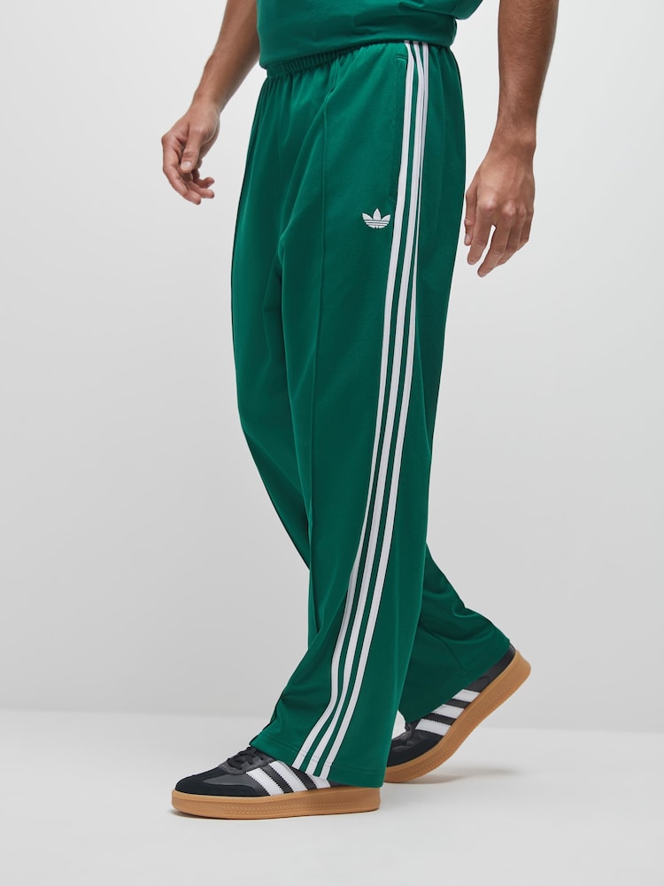 adidas Originals Green Baggy Track Joggers - Image 1 of 4