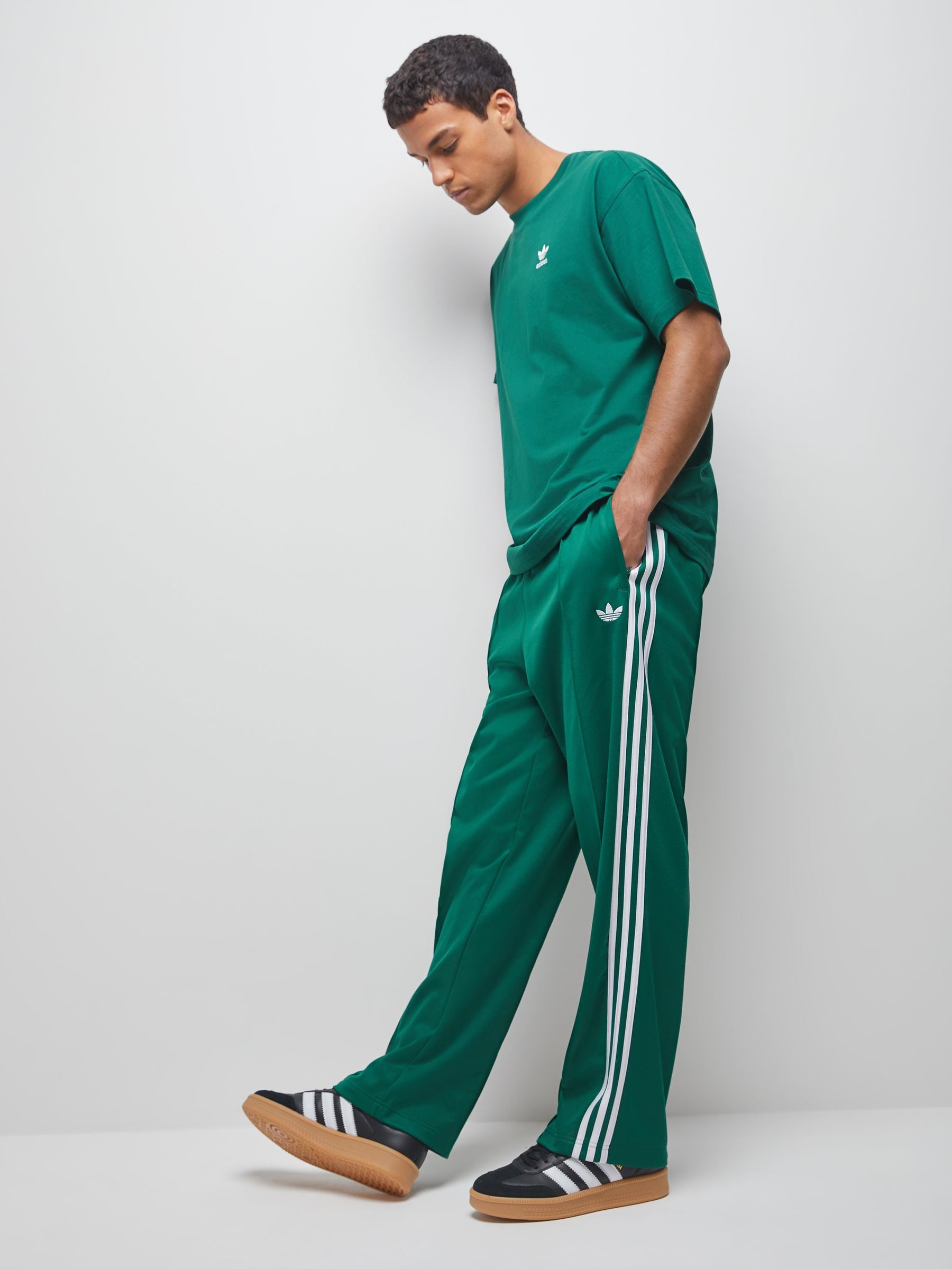 Buy adidas Originals Green Baggy Track Joggers from Next South Africa