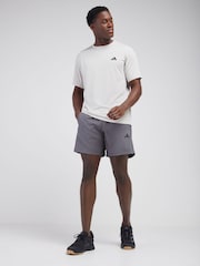 adidas Grey Workout Essentials Base T-Shirt - Image 3 of 4