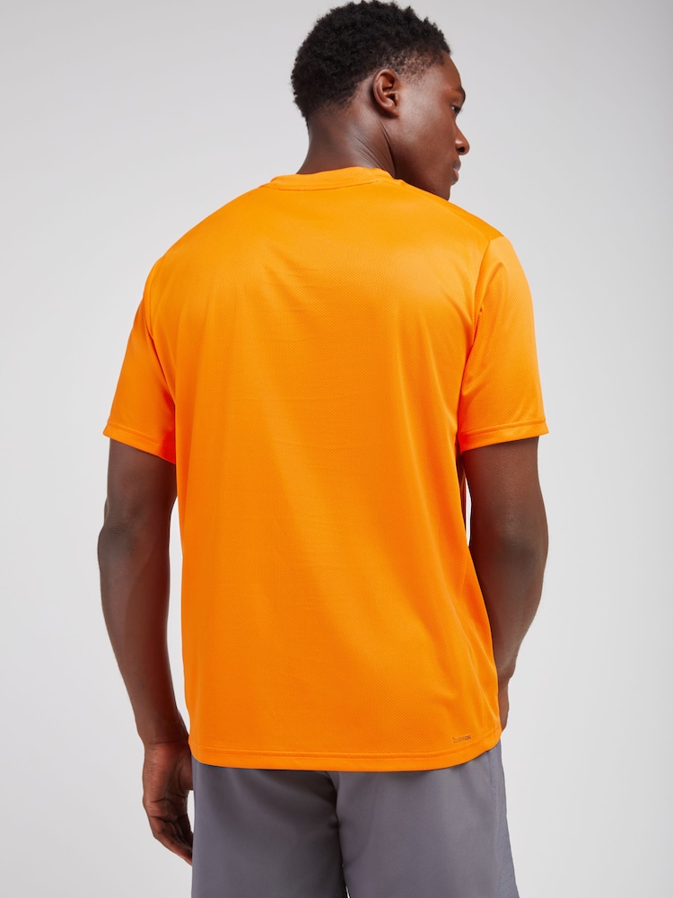adidas Orange Workout Essentials Base T-Shirt - Image 2 of 4