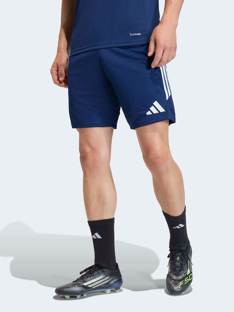 adidas Blue Tiro 26 Shorts - Image 1 of 7