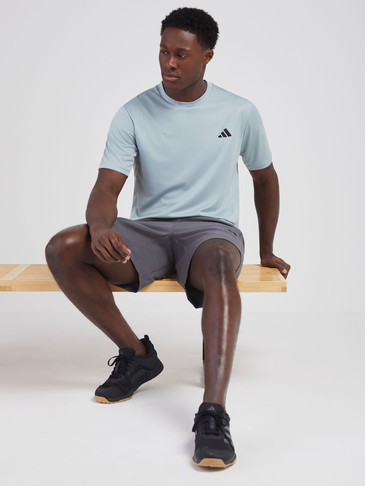 adidas Green Workout Essentials Base T-Shirt - Image 4 of 4