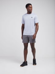 adidas Light Grey Workout Essentials Base T-Shirt - Image 3 of 4