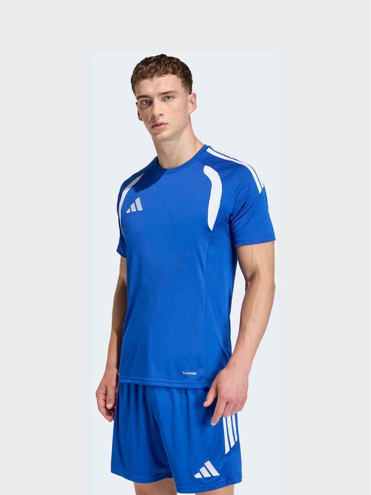 adidas Blue Tiro 26L Jersey T-Shirt - Image 1 of 8