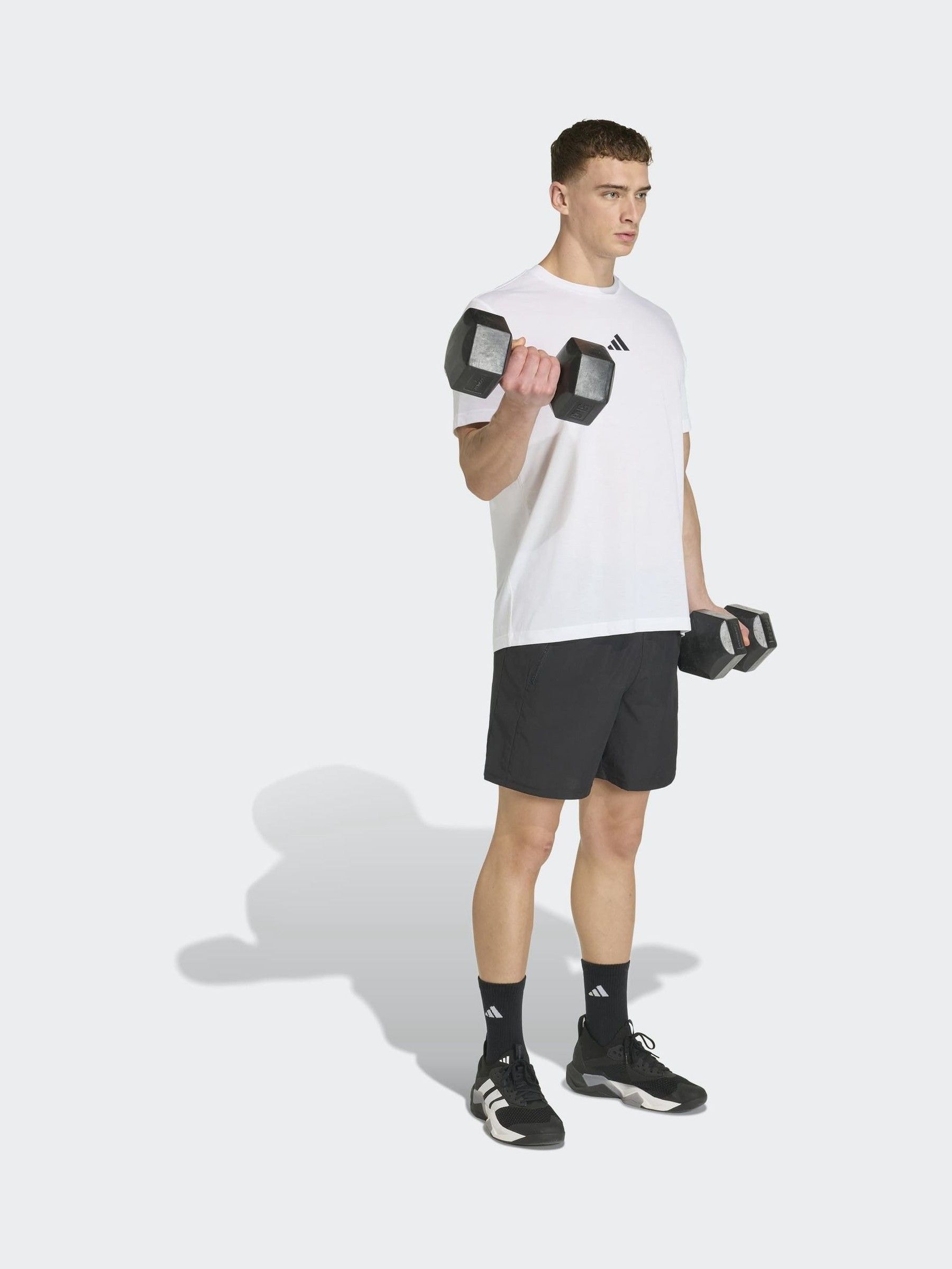Buy adidas White Climacool Tech Training Graphic T-Shirt from Next