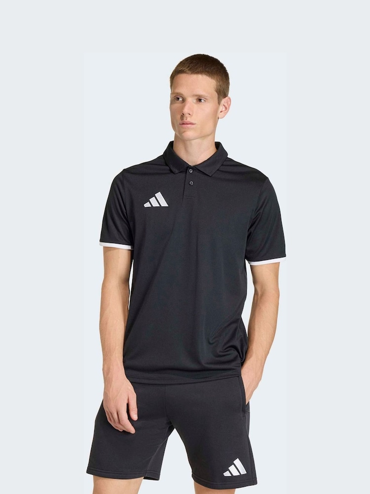 adidas Black ENT26 Polo Shirt - Image 1 of 7