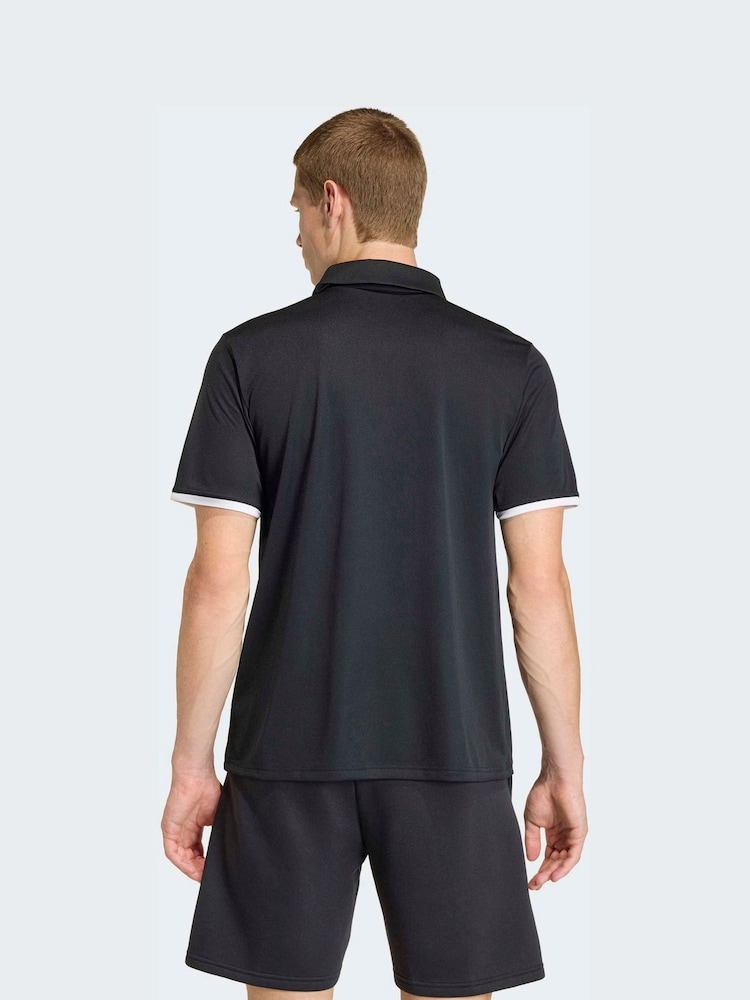 adidas Black ENT26 Polo Shirt - Image 2 of 7