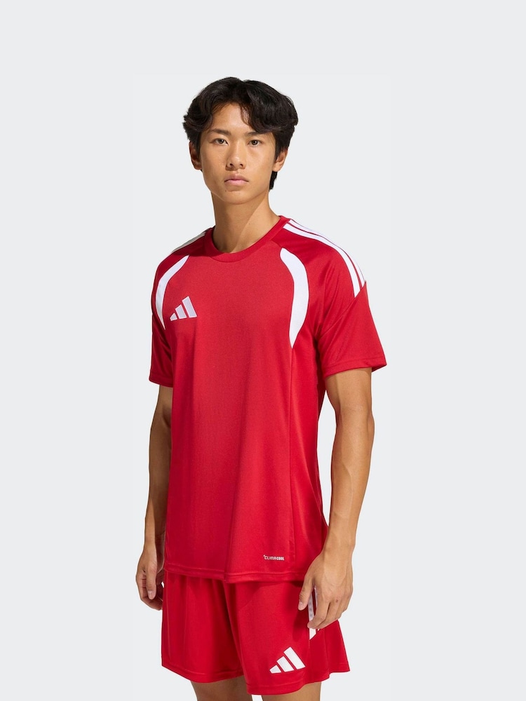 adidas Red Tiro 26L Jersey T-Shirt - Image 1 of 8