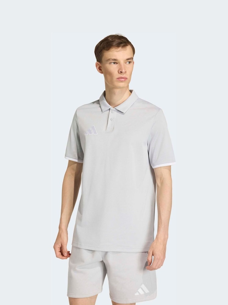 adidas Grey ENT26 Polo Shirt - Image 1 of 8