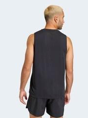 adidas Black Adi365 Running Essentials Tank Vest - Image 2 of 6