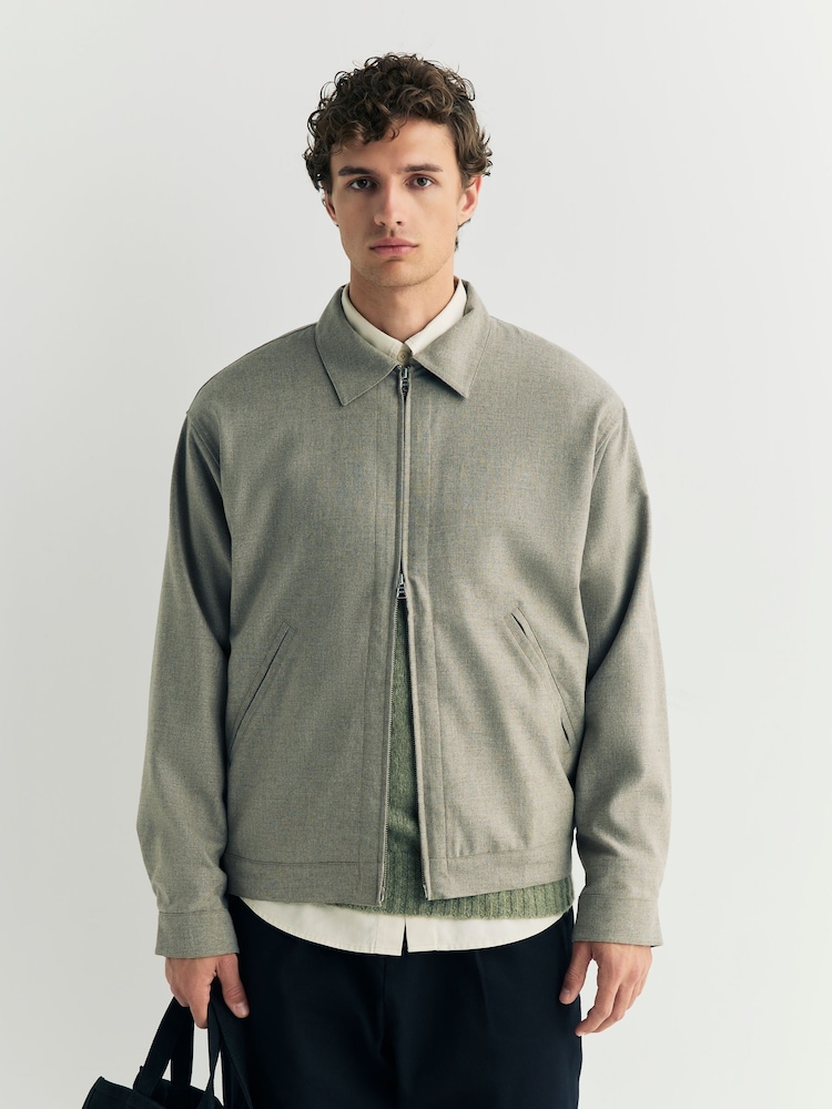 NN.07 Natural Petrus Zip Front Jacket - Image 1 of 6