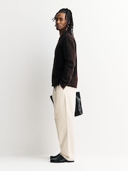 NN.07 Brown Jonas Zip Front Jumper - Image 3 of 5