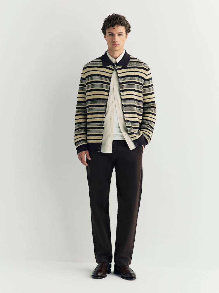 NN.07 Brown Aden Regular Fit1923 Trousers - Image 1 of 6