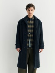 NN.07 Grey Gibson Heavyweight Italian Wool Coat - Image 1 of 6