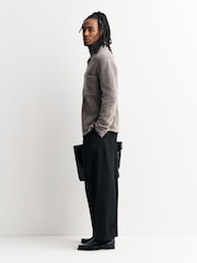 NN.07 Grey Jonas Button Down Textured Cardigan - Image 3 of 12