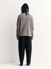 NN.07 Grey Jonas Button Down Textured Cardigan - Image 4 of 12