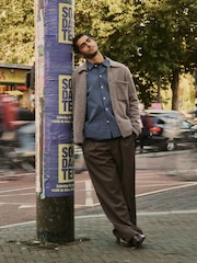 NN.07 Grey Jonas Button Down Textured Cardigan - Image 9 of 12