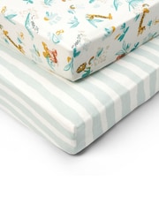 Tutti Bambini Run Wild Cot Fitted Sheets - Image 3 of 4