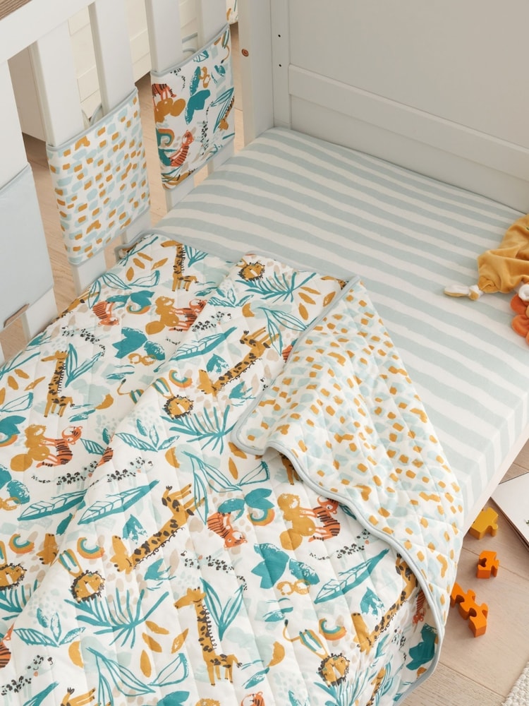 Tutti Bambini Run Wild Cot Bed Coverlet - Image 1 of 4
