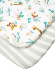 Tutti Bambini Run Wild Bedside Crib Fitted Sheets - Image 4 of 6