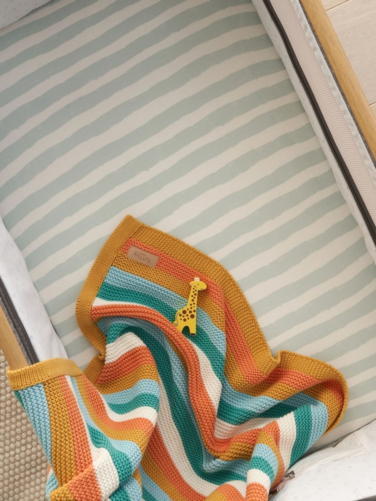 Tutti Bambini Run Wild Bedside Crib Fitted Sheets - Image 6 of 6