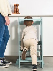 Tutti Bambini Ocean Stone Helping Hands Montessori Toddler Learning Tower - Image 3 of 6
