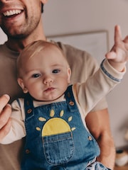 زاهي مزرعة - دنيم - حزمة من دنغري ولباس قطعة واحدة للبيبي (0 شهر-2 سنة) - صورة 3 من 4