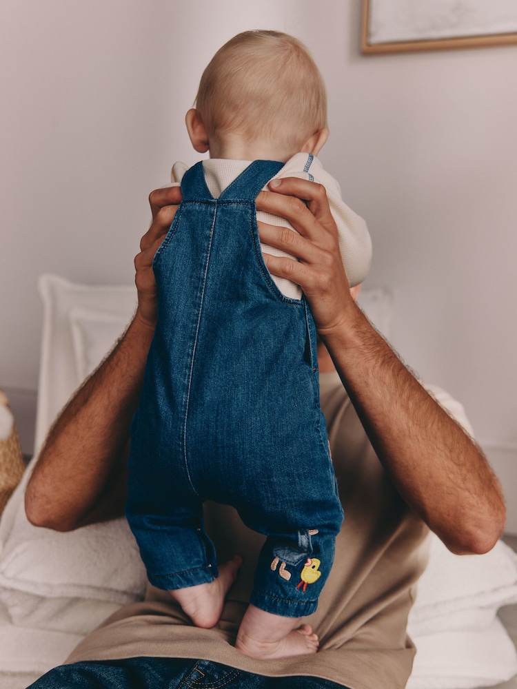 زاهي مزرعة - دنيم - حزمة من دنغري ولباس قطعة واحدة للبيبي (0 شهر-2 سنة) - صورة 4 من 4