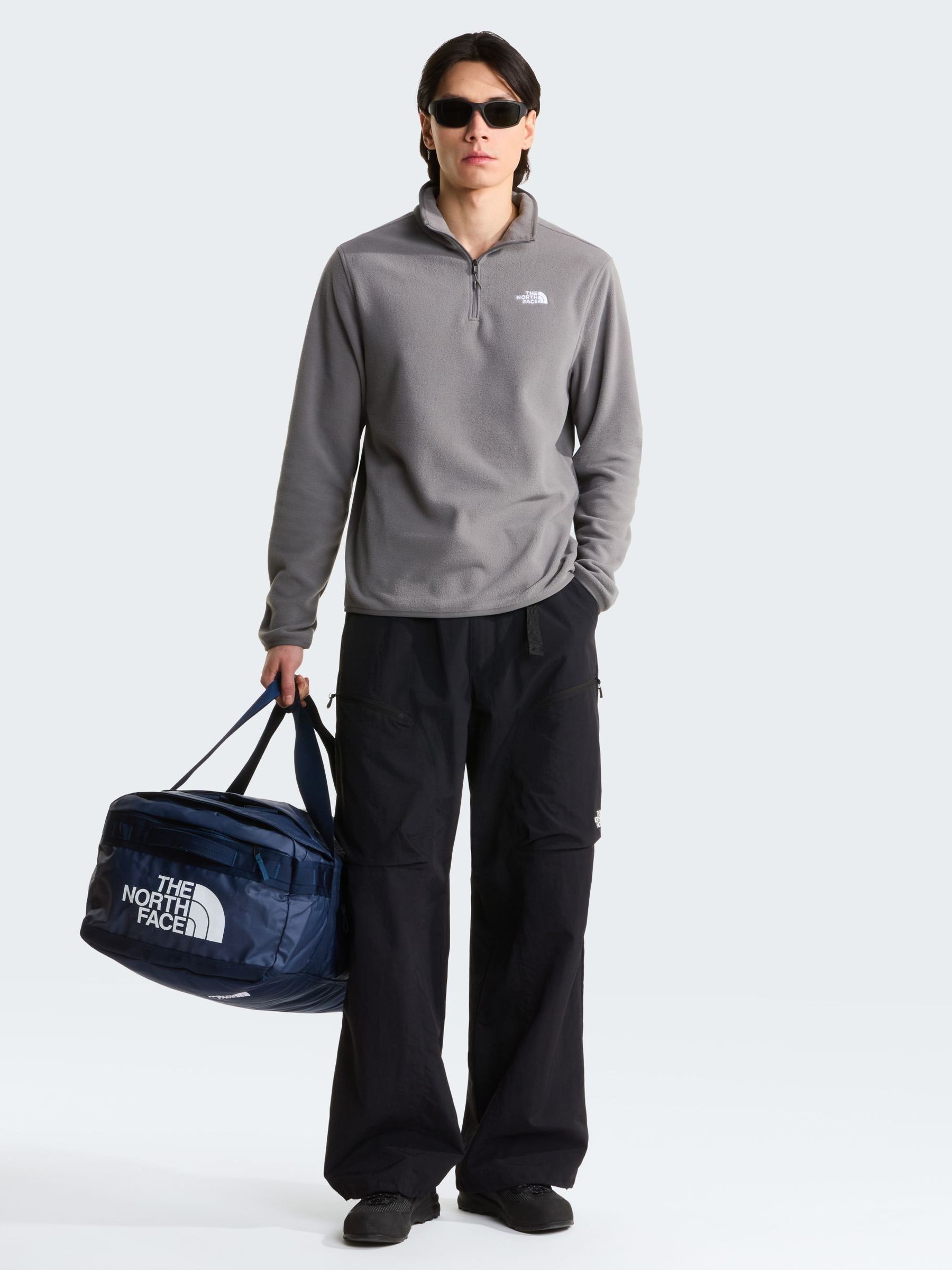 Comprar Cinza pálido - The North Face Glacier 1/4 Zip Fleece from
