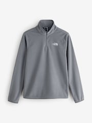 The North Face Pale Grey Glacier 1/4 Zip Fleece - Image 5 of 5