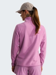 The North Face Pink Glacier 1/4 Zip Fleece - Image 2 of 4