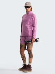 The North Face Pink Glacier 1/4 Zip Fleece - Image 3 of 4