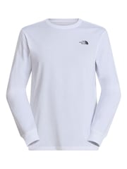 Puti - Ang The North Face Evolution Simpleng Dome Long Sleeve T-Shirt - Larawan 4 ng 5