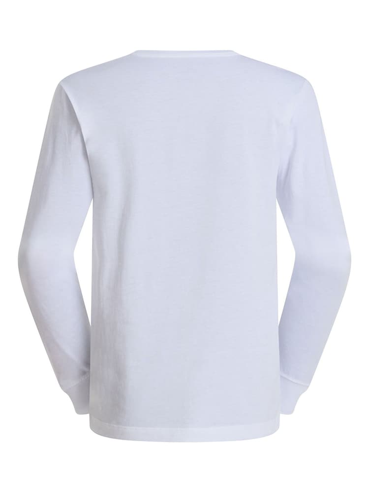 Puti - Ang The North Face Evolution Simpleng Dome Long Sleeve T-Shirt - Larawan 5 ng 5