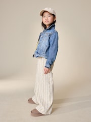 Ecru Floral Printed Jeans (3-16yrs) - Image 2 of 9