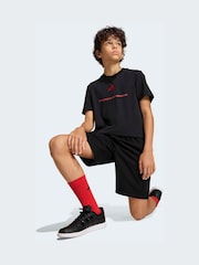 adidas Black Slogan T-Shirt - Image 3 of 6