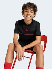 adidas Black Slogan T-Shirt - Image 4 of 6