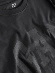 Gap Black Everyday Soft Logo T-Shirt - Image 6 of 6