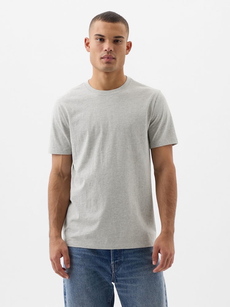 Camiseta de cuello redondo de 100 % algodón de Gap Everyday - Imagen 1 de 8