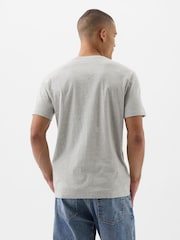 Camiseta de cuello redondo de 100 % algodón de Gap Everyday - Imagen 4 de 8