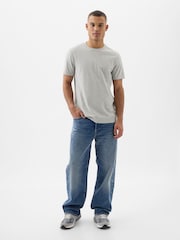 Camiseta de cuello redondo de 100 % algodón de Gap Everyday - Imagen 7 de 8